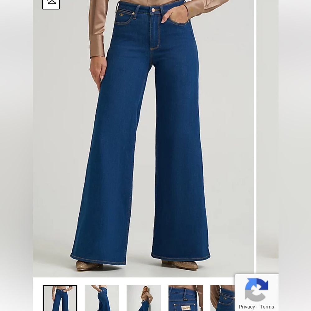Wrangler Deep Blue Flare Jeans